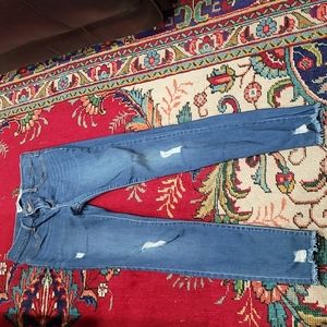 GUC Old Navy Distressed Jeans Size 14